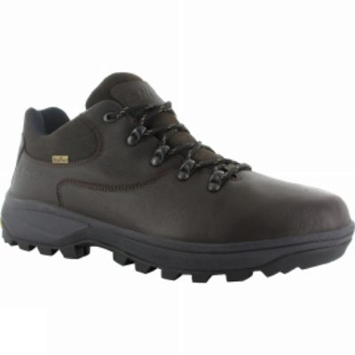 Hi-Tec Mens V-Lite Helvellyn Low WP Shoe Dark Chocolate